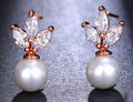 Emmaya Luxury Austrian Clear Cubic Zirconia Earrings for Women Imitation Earrings Ear Dangle Women Girl Jewelry