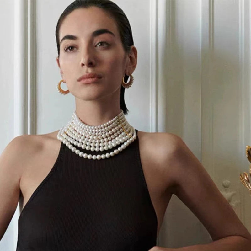 Europe America Brass Gold Plated Pearl Luxury Earrings Woman Exquisite Top Quality Jewelry Accessories