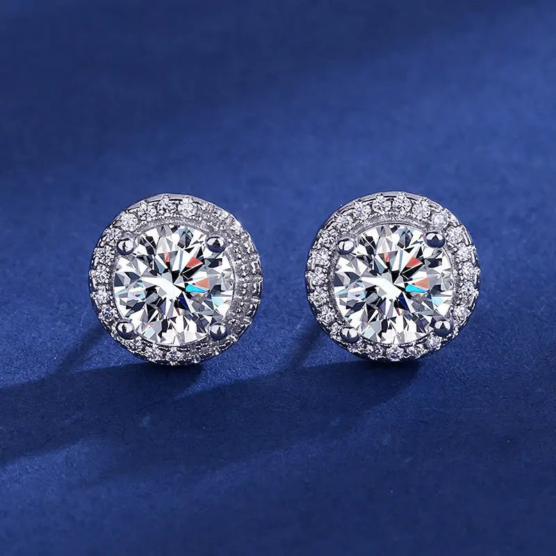 925 Sterling Silver Earrings Women Sparkling Zirconium Long U-shaped Hoop Earring For Anniversary Wedding Jewelry Gifts