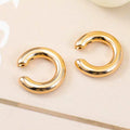 4 Pairs or 1 Pair Stainless Steel Gentle Round Earrings, Luxurious and Chic - Perfect for Women’s Holiday Gifts