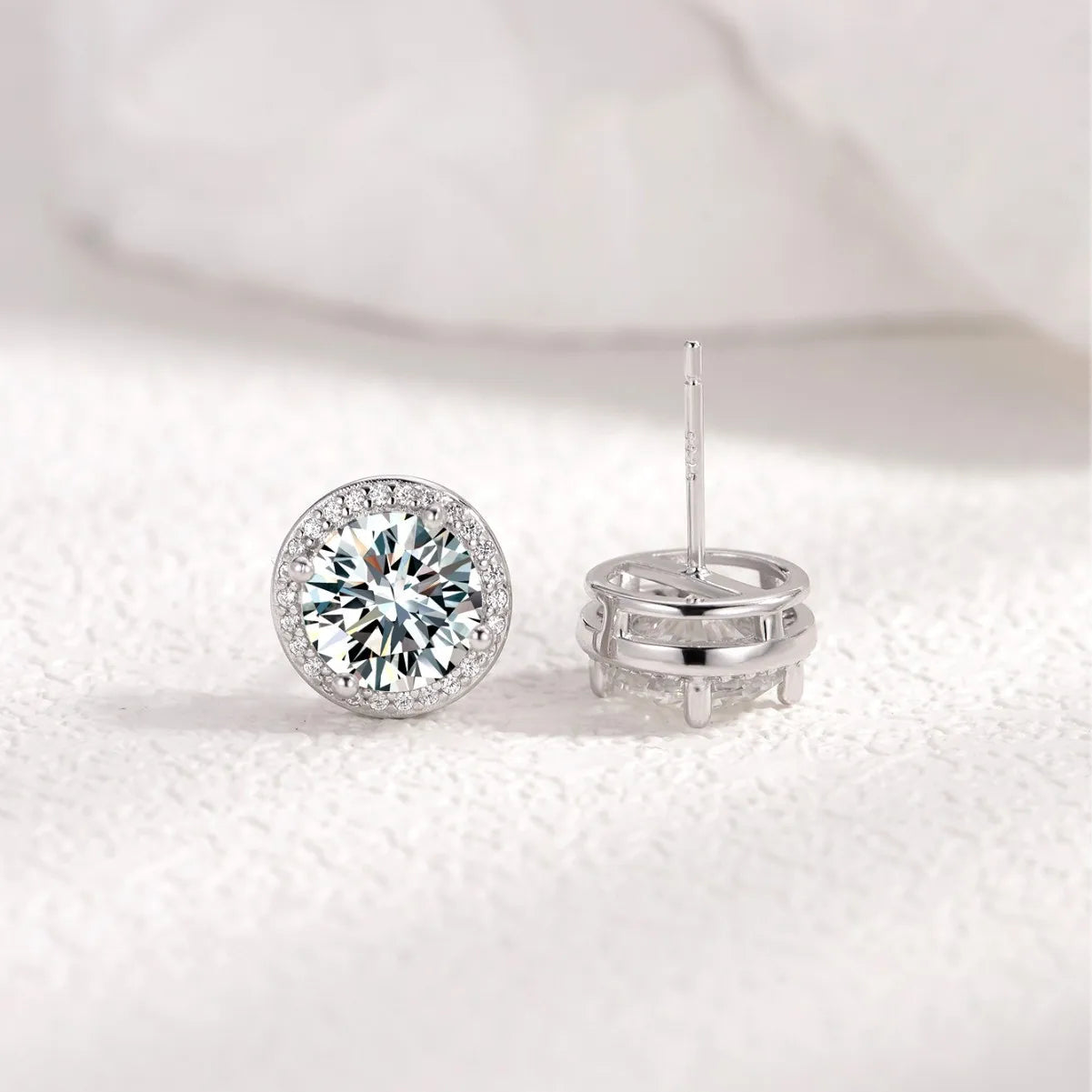 925 Sterling Silver Earrings Women Sparkling Zirconium Long U-shaped Hoop Earring For Anniversary Wedding Jewelry Gifts